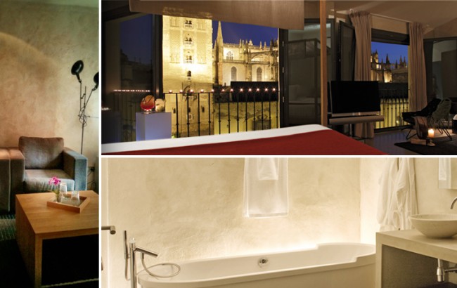 hotel with cathedral views